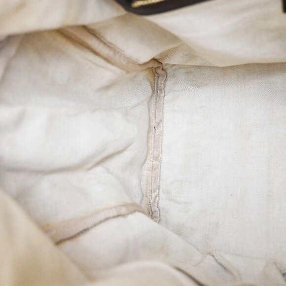 GUCCI GG Pattern Sherry Travel Hand Boston Bag Canvas Leather Brown GHW 74ZA087 - Picture 10 of 16